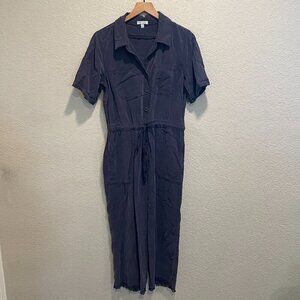 Abound Distressed Lyocell Blue Pants Jumpsuit Small